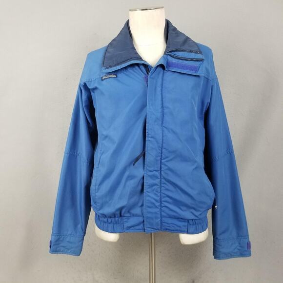 Columbia Other - Vintage Columbia Bugaboo Jacket‎ Mens Medium Blue Nylon Ski Interchange YKK 90s